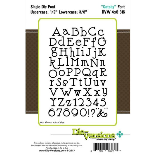 Die-Versions - Font - Gatsby
