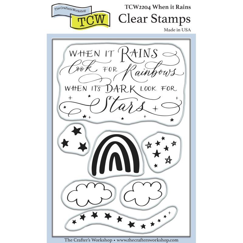 When it Rains 4x6 Stamp Set