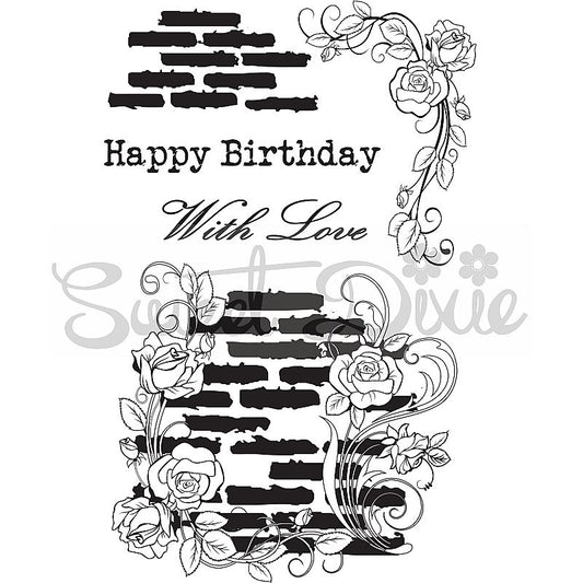 KA Wall Flowers Happy Birthday