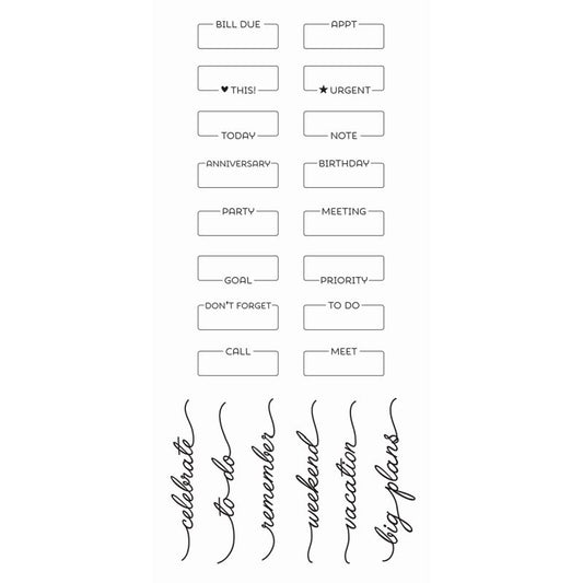 Plan On It Stamps
