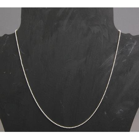 Silver Ball Chain 18"