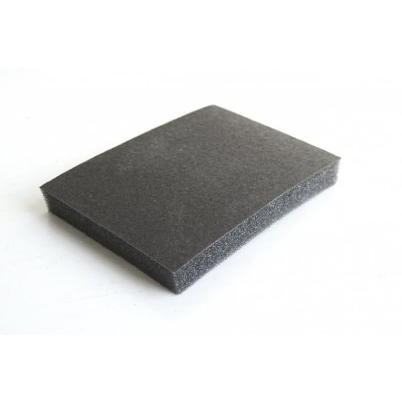 Rubber Scrubber Single-Sided Grit7.5cm x 10cm sponge block Sponge one side & grit abrasive