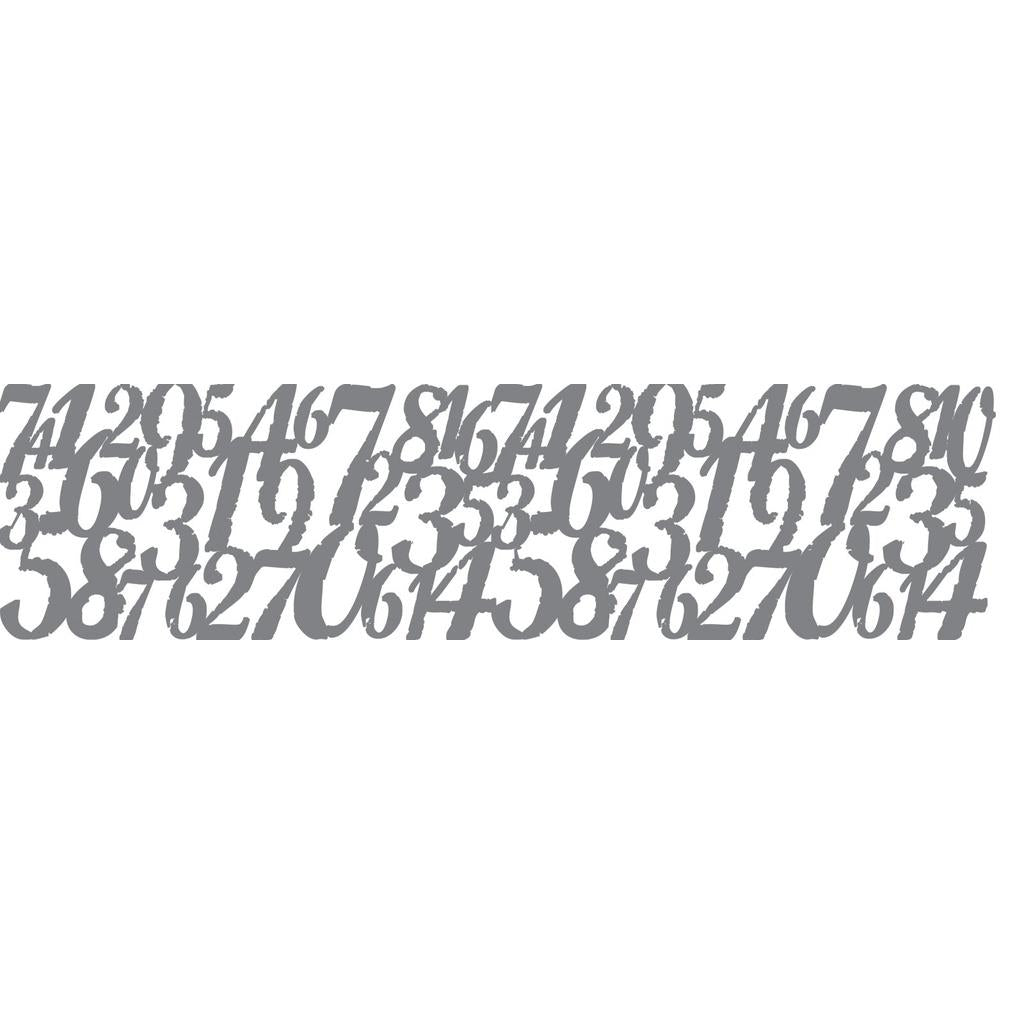 DecoArt Distressed Digits 12x3 Stencil