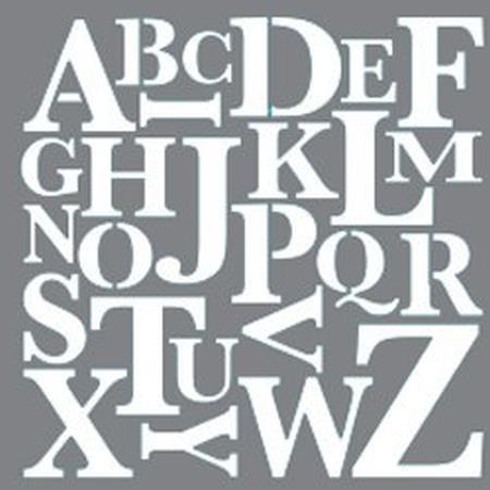 DecoArt From A to Z Stencil