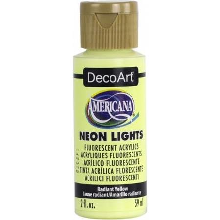 DecoArt Radiant Yellow Americana Neon