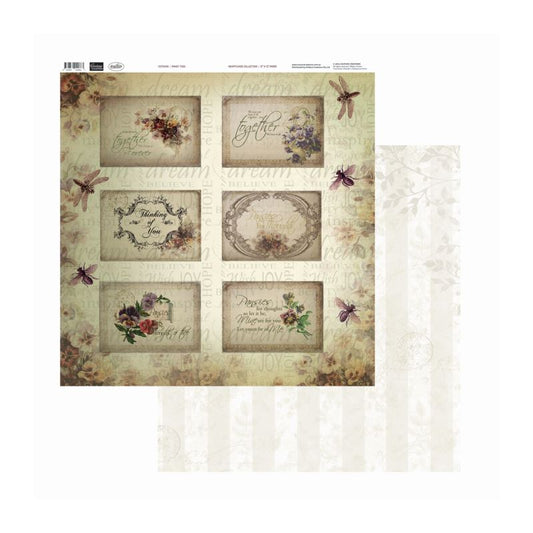 Con Pansy Tags Sold in Packs of 10 Sheets