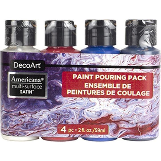 DecoArt Patriotic Pouring Paints