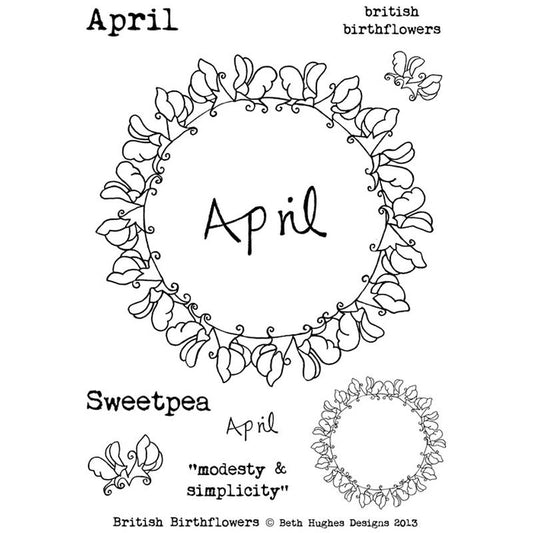 BH British Birth flowers April