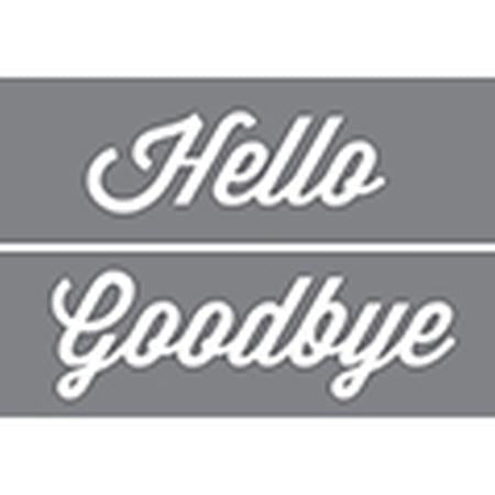 DecoArt Hello Script 6"x18" 2 pack stencils