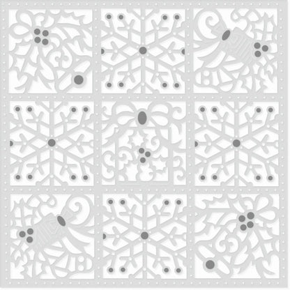 Christmas Block Background Sweet Dixie Cutting Die