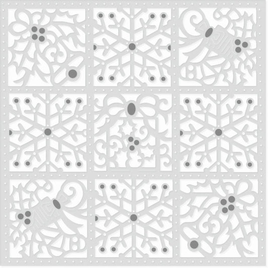 Christmas Block Background Sweet Dixie Cutting Die