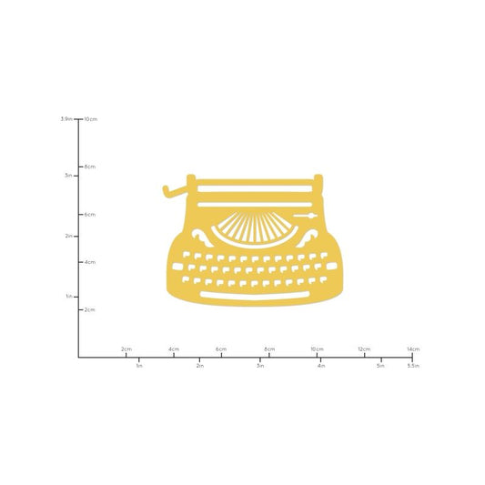 Decorative Die Typewriter