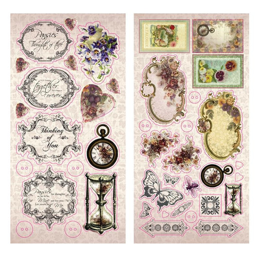 Con Hearts Ease Sticker Sheets x 2