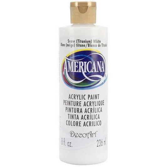 DecoArt Snow (Titanium) White Americana Acrylic