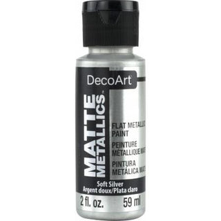 DecoArt Soft Silver Matte Metallics