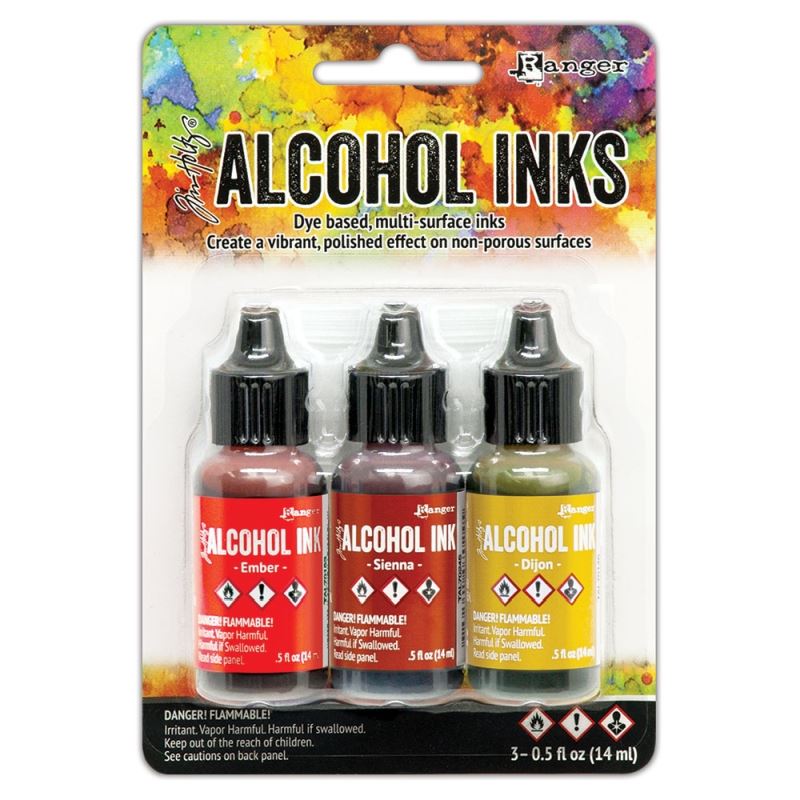 Tim Holtz - Alcohol Ink 3 Pack Orange/Yellow