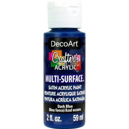 DecoArt Dark Blue Crafters Multi-Surface 2oz
