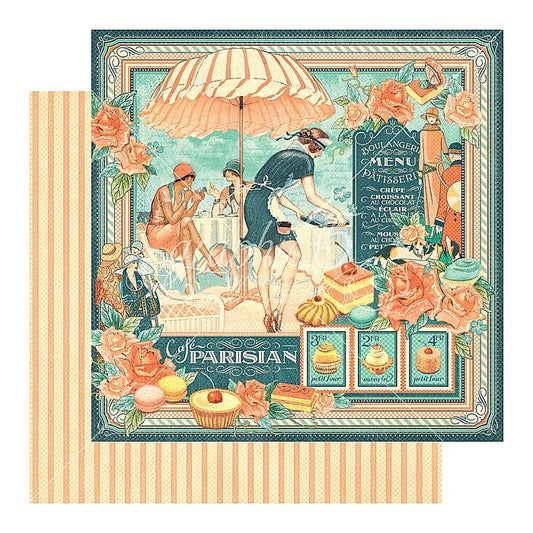 Caf Parisian Sold in Packs of 10 Sheets