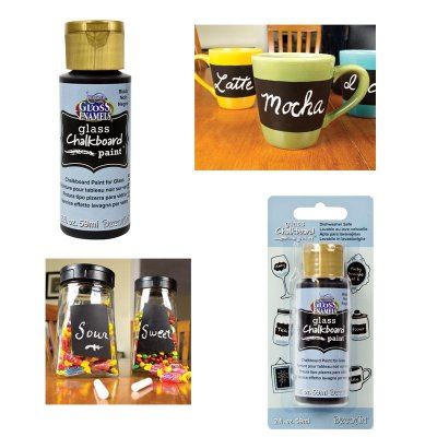 DecoArt Glass Chalk Board Paint 2oz