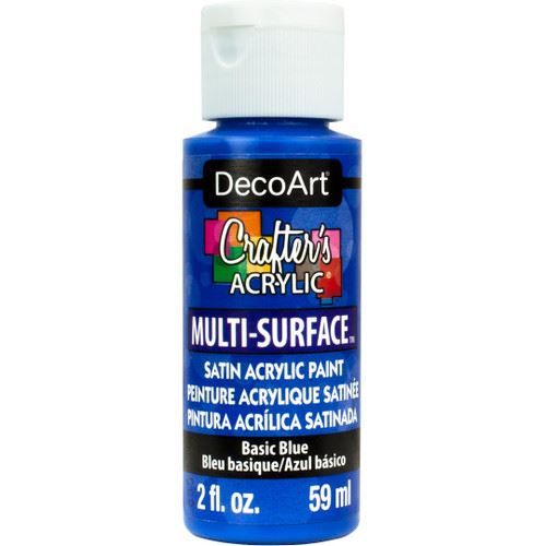 DecoArt Basic Blue Crafters Multi-Surface 2oz