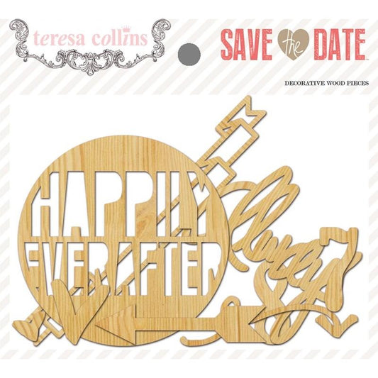 Save The Date Die Cut Wood Sold in Singles
