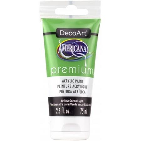 DecoArt Yellow Green Light Premium Acrylic