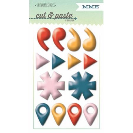 Inspired Enamel Shapes Sold in Singles