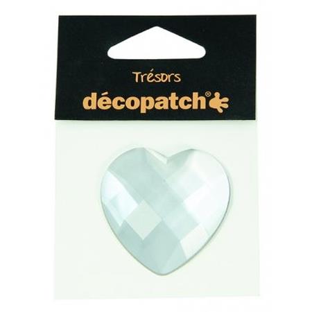 Pack of 1 heart, 4.5cm  White