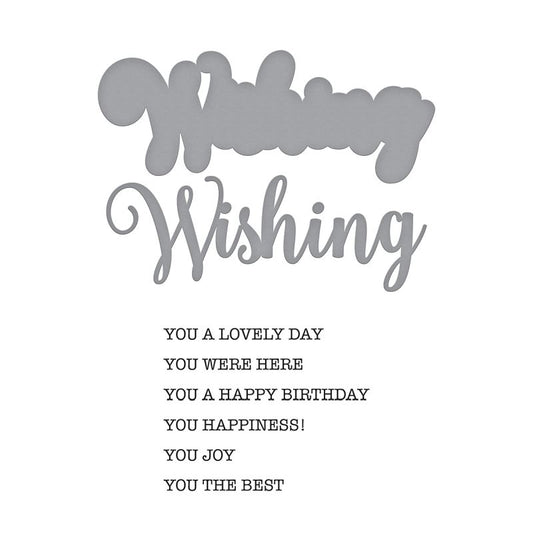 Wishing Expressions Stamp & Die