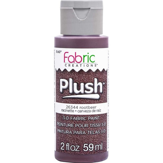 Root beer Plush 3D Fabric Paint 2oz