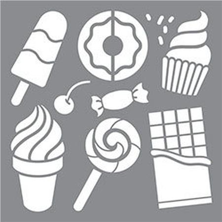 DecoArt Dessert Anyone? Stencil