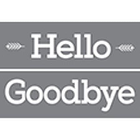 DecoArt Hello Type 6"x18" 2 pack stencils