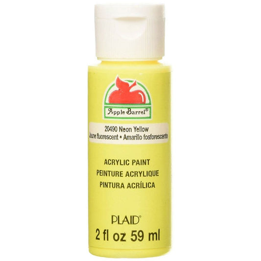 Yellow Neon Apple Barrel 2oz