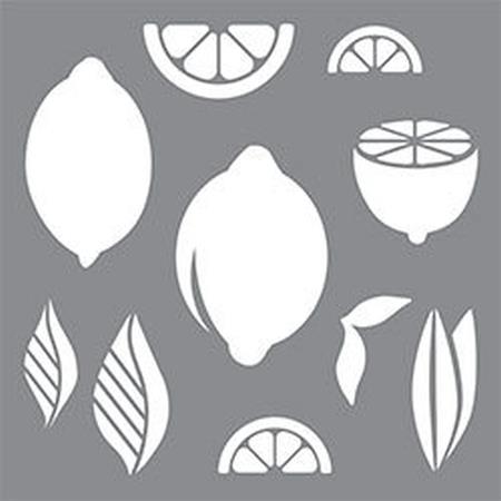 DecoArt Lemon Stencil