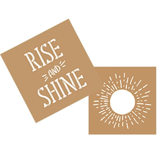 DecoArt Rise and Shine Stencil