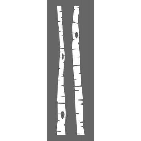 DecoArt Birch Trees Stencil Pack of 2