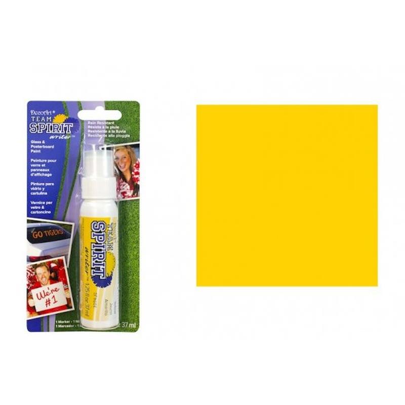 DecoArt Yellow Team Spirit Writer