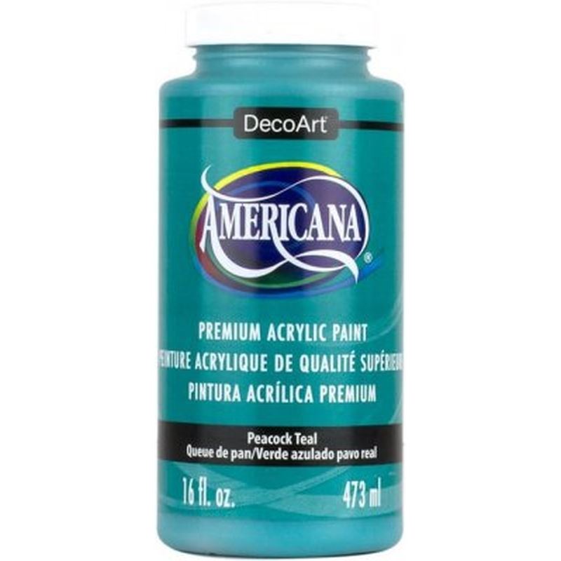 DecoArt Peacock Teal Americana Acrylic Paint