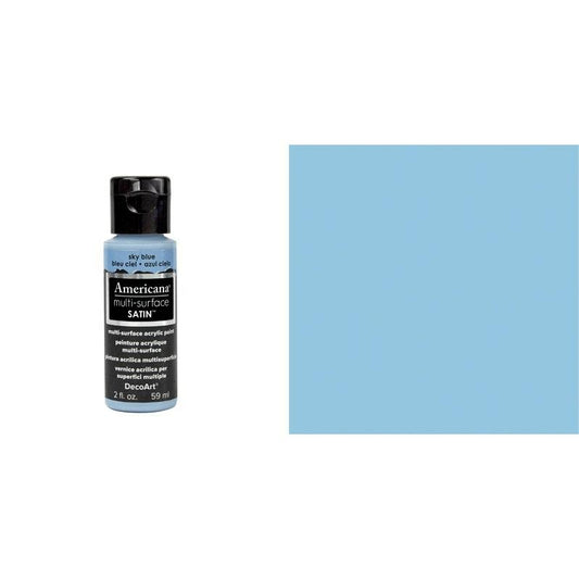 DecoArt Sky Blue Multi Surface Satin