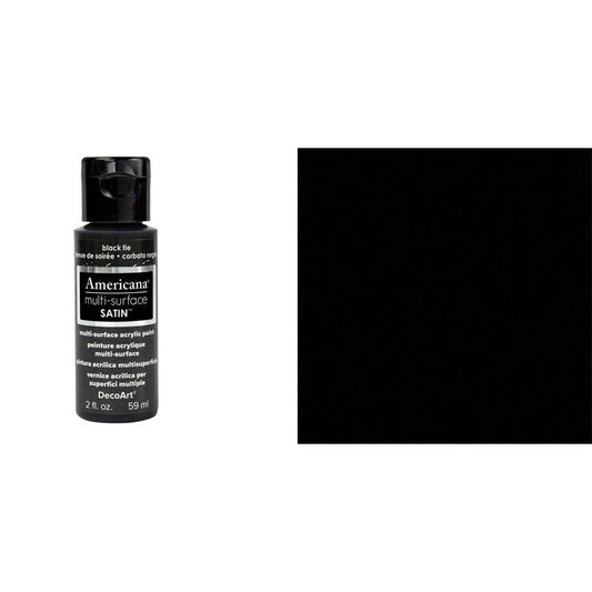 DecoArt Black Tie Multi Surface Satin 2oz