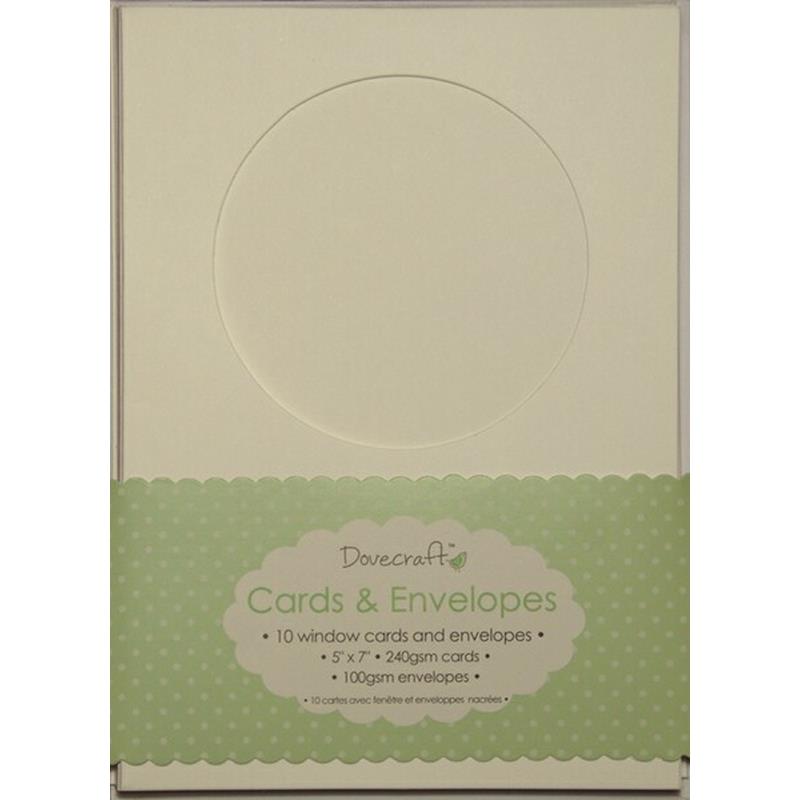 Circle Window Card 5x7Card & Envelope  Pack