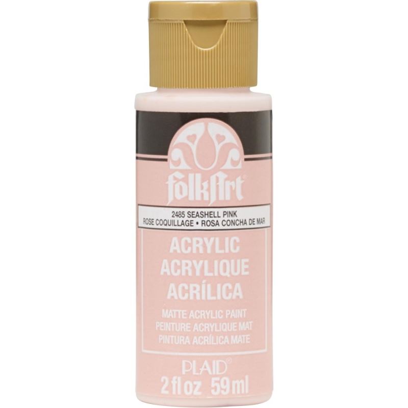 Seashell Pink Folkart 2oz