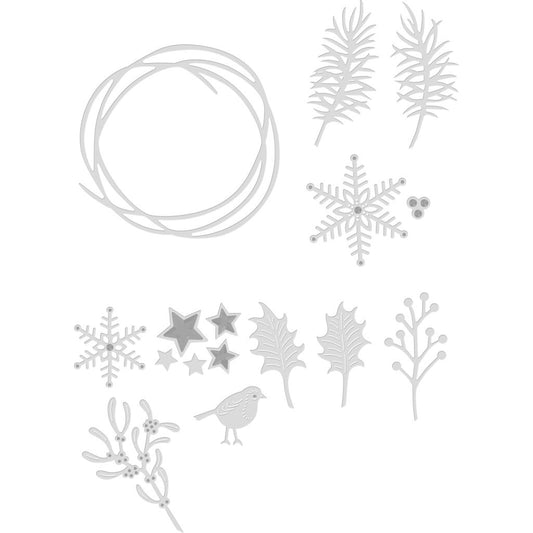 Rustic Wreath and Embellishments Sweet Dixie Cutting Die
