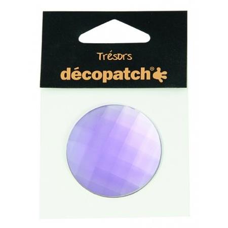 Pack of 1 gem, 4.5cm  Mauve