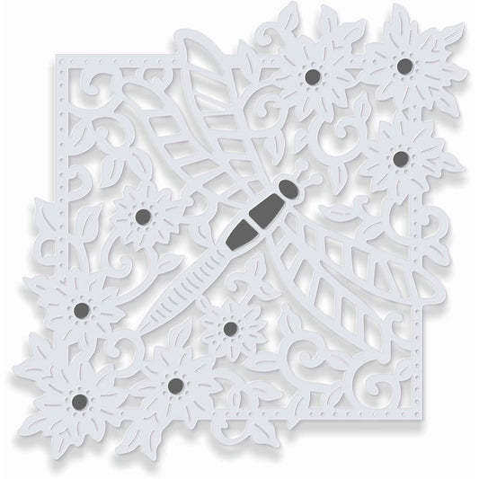 SD Dragonfly Square Sweet Dixie Cutting Die