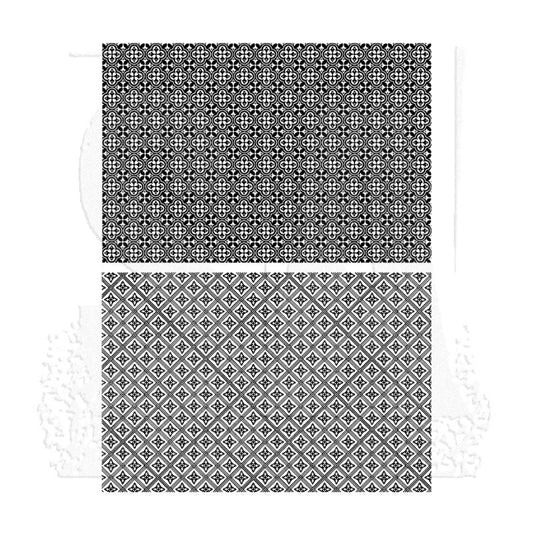 Tim Holtz - Tiles & Mosaic- Stamp