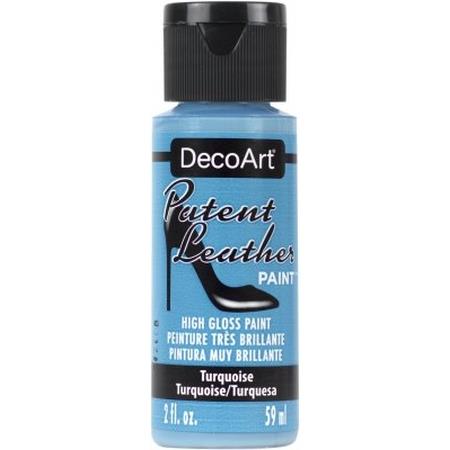 DecoArt Turquoise Patent Leather
