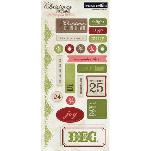 CC Chipboard Elements 1Sold in Singles