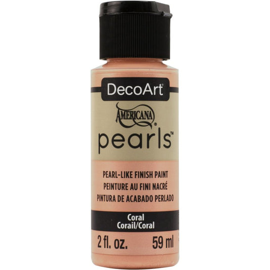 DecoArt Coral Americana Pearls - 2oz