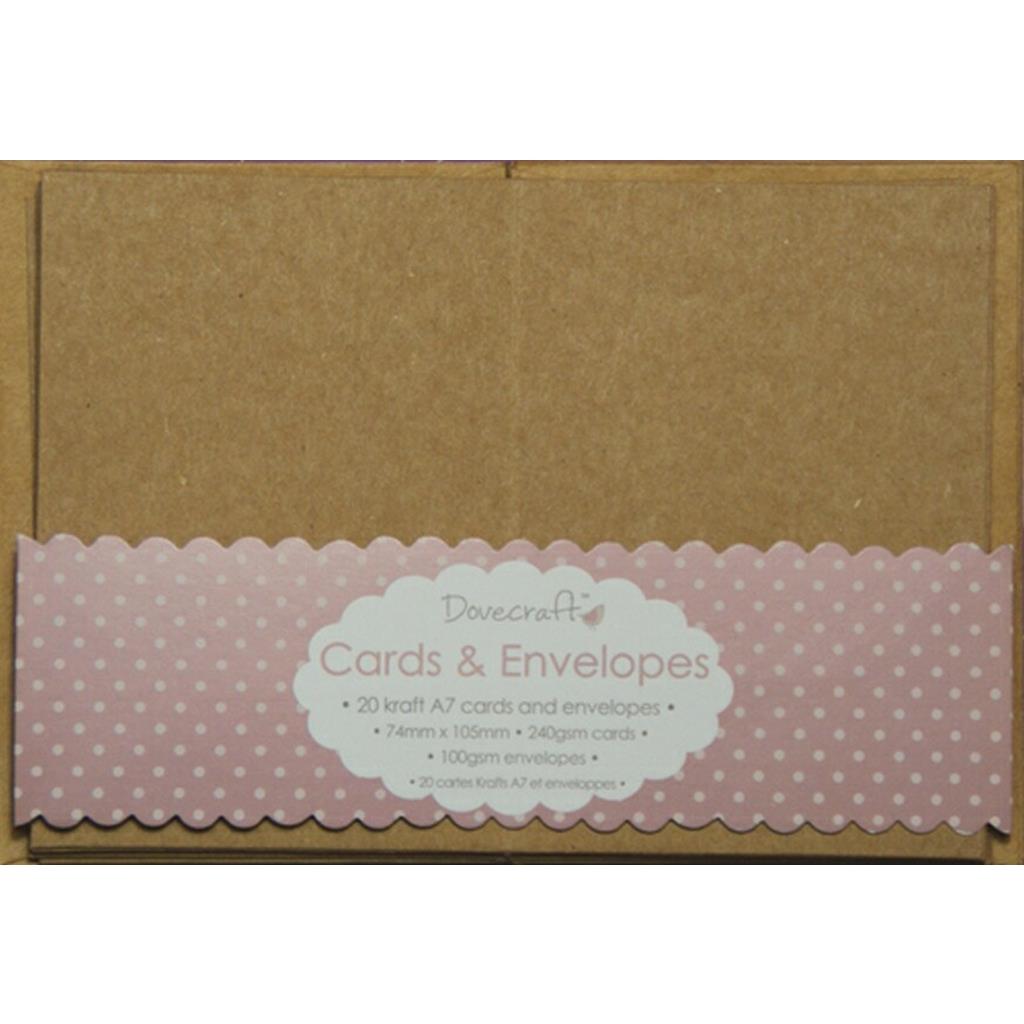 Mini Kraft Rectangle Card & Envelope